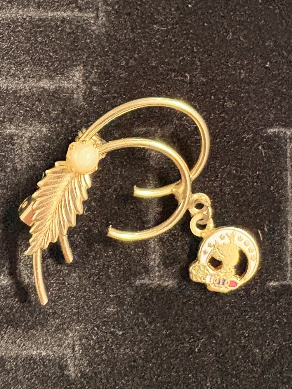 Vintage Daughters of Rebekah Fraternal Brooch Gold Tone